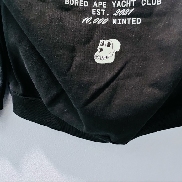 Authentic Bored Ape Yacht Club bayc Men's Hoodie Size Medium Skull - Picture 6 of 6